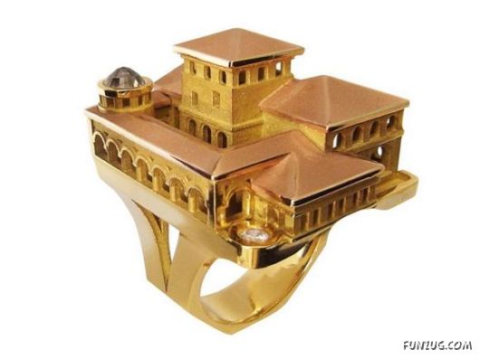 Creative Houses On Finger Rings