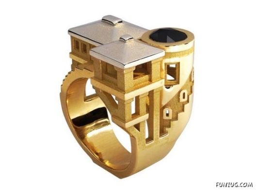 Creative Houses On Finger Rings