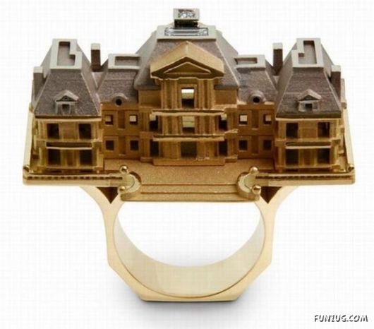 Creative Houses On Finger Rings