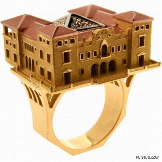 Creative Houses On Finger Rings