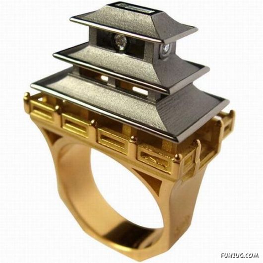 Creative Houses On Finger Rings