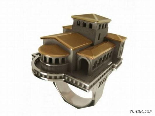 Creative Houses On Finger Rings