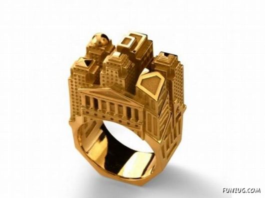 Creative Houses On Finger Rings
