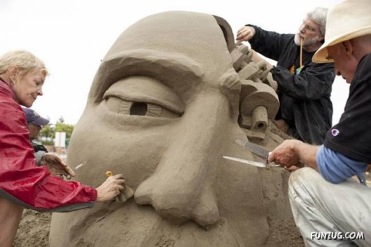 Mind Blowing Sand Sculpture Contest