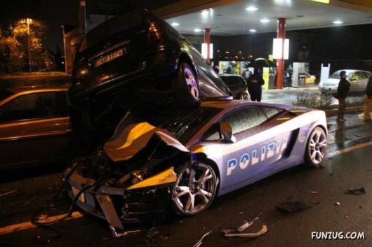 Lamborghini Police Car? Not A Good Idea !