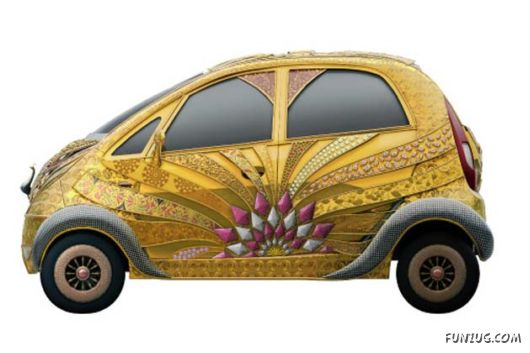 Tata Nano Launches 22 Karat Gold Plated Model