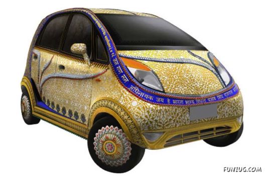 Tata Nano Launches 22 Karat Gold Plated Model