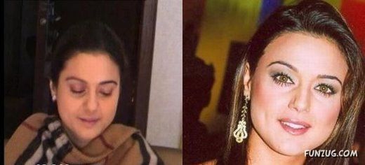 Bollywood Queens Without Makeup