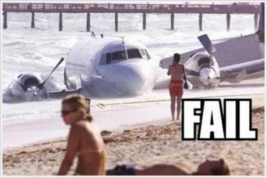 Crazy Landing Fail Pictures