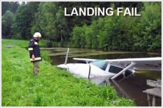 Crazy Landing Fail Pictures