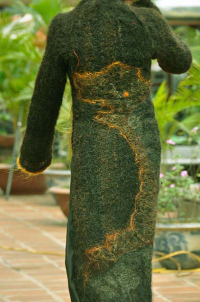 Unique Dress From Human Hair