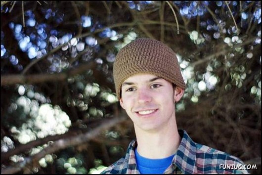 Funny Beard Head Knit Caps