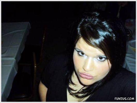 Funny Galz Making Duck Face