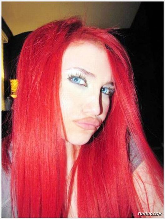 Funny Galz Making Duck Face