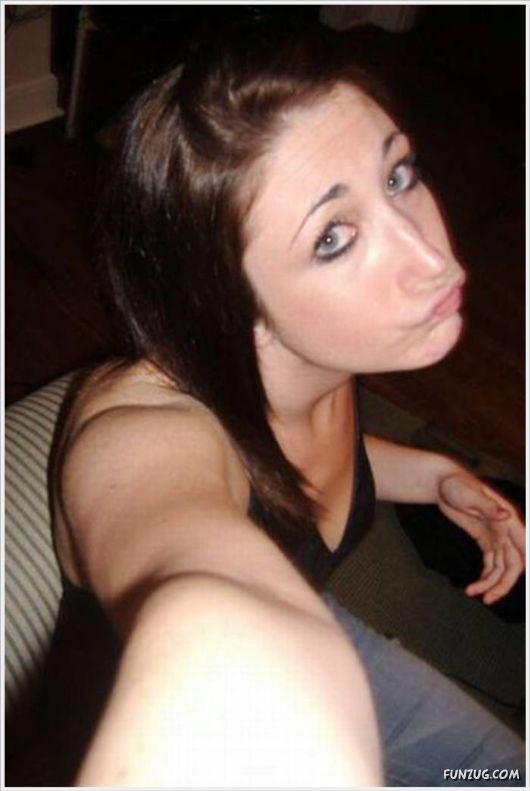 Funny Galz Making Duck Face