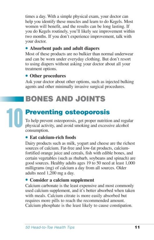 50 Head To Toe Health Tips