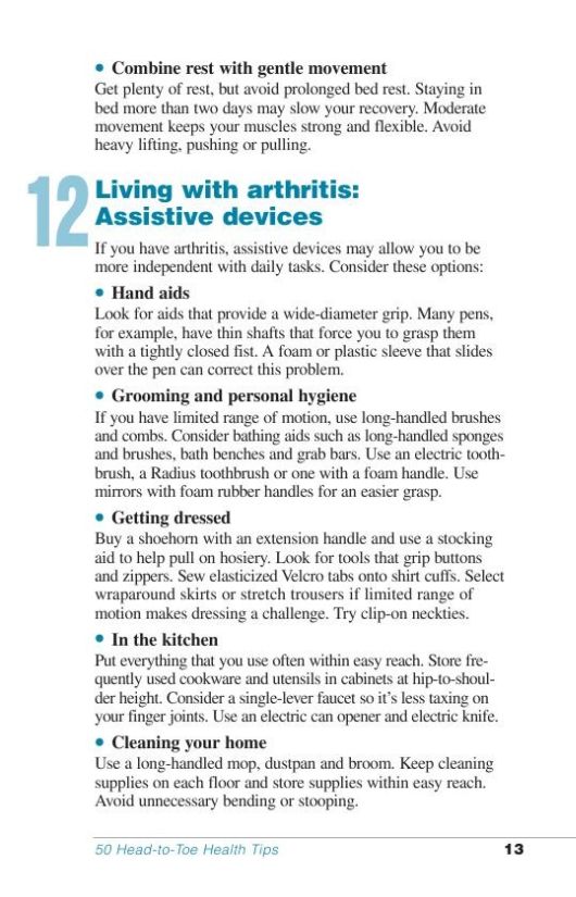 50 Head To Toe Health Tips