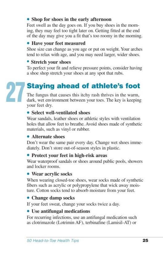 50 Head To Toe Health Tips