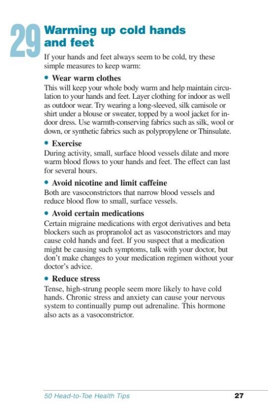 50 Head To Toe Health Tips