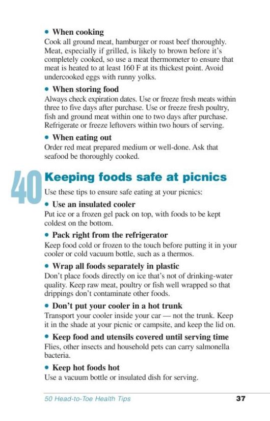 50 Head To Toe Health Tips