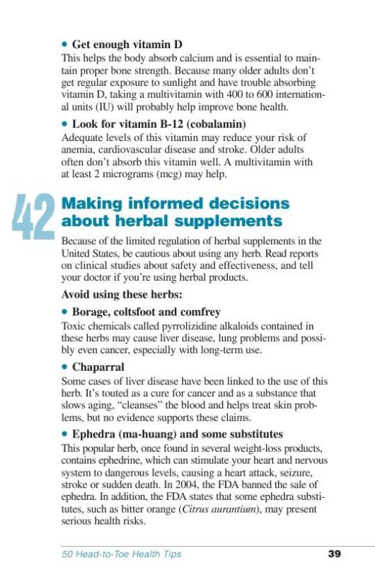 50 Head To Toe Health Tips