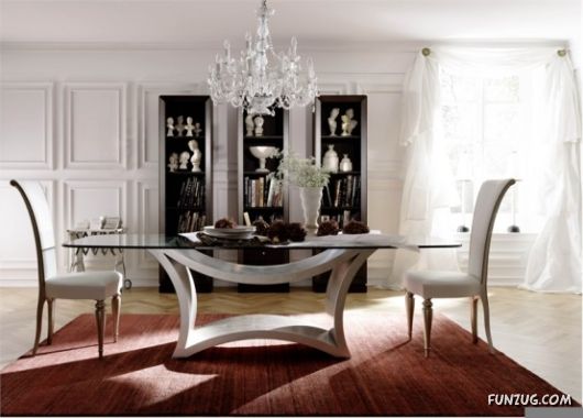 Glass Top Dining Tables For Cool Living