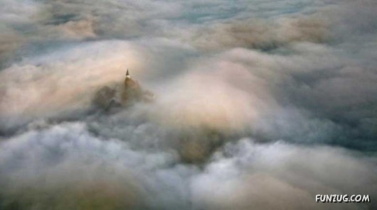 Floating Over the Clouds