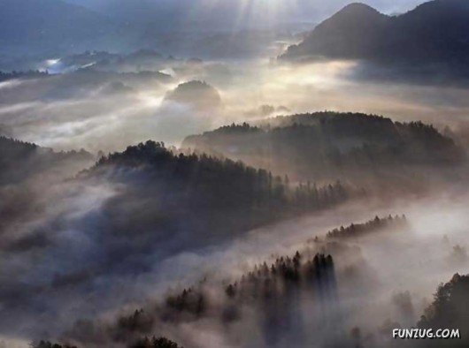 Floating Over the Clouds