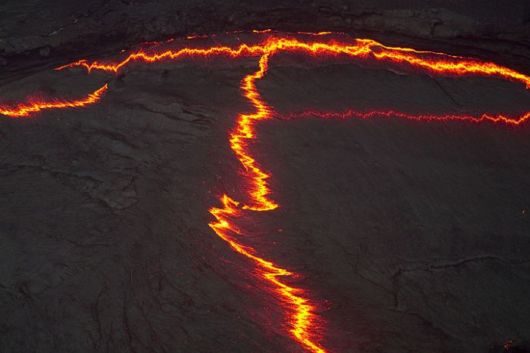 Lava Lake Of Erta Ale Volcano, Ethopia