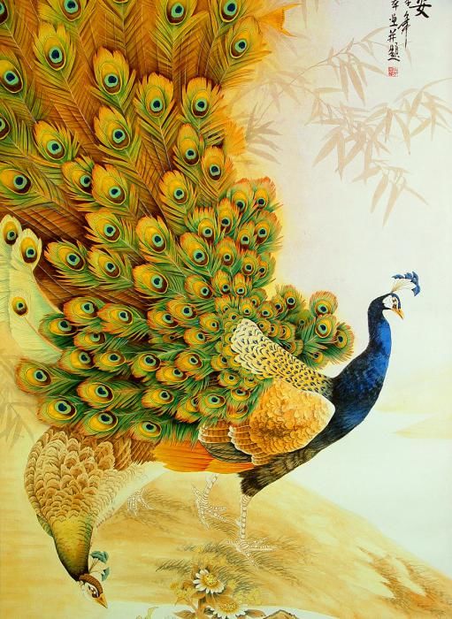 Creative Peacock Paintings