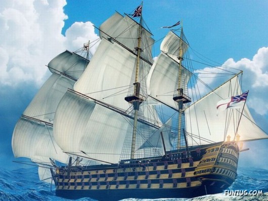 Amazing Paintings of Ships