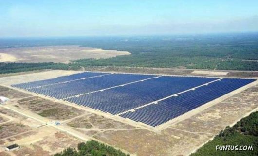 Solarpark Lieberose Power Plant in Germany