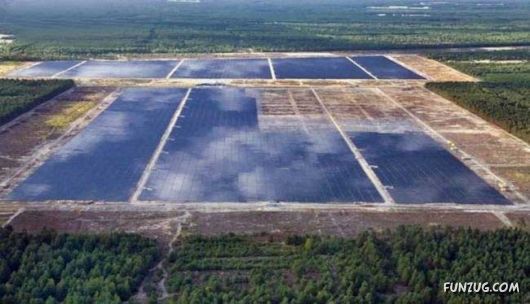 Solarpark Lieberose Power Plant in Germany
