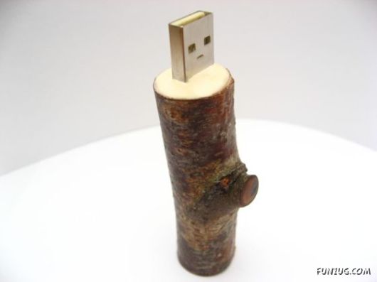 USB Drives Made With Wood