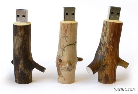 USB Drives Made With Wood