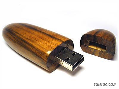 USB Drives Made With Wood