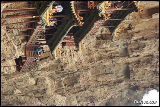Incredible Hanging Temple in Datong, China