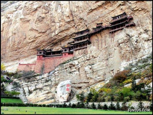 Incredible Hanging Temple in Datong, China