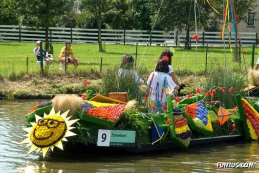 The Beautiful Floating Market Of Holland