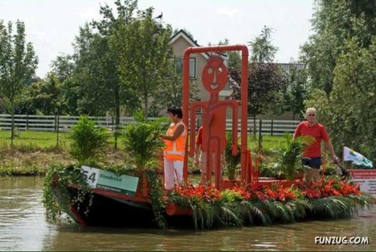 The Beautiful Floating Market Of Holland