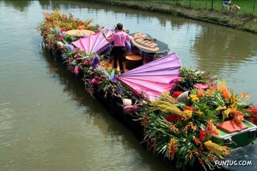 The Beautiful Floating Market Of Holland