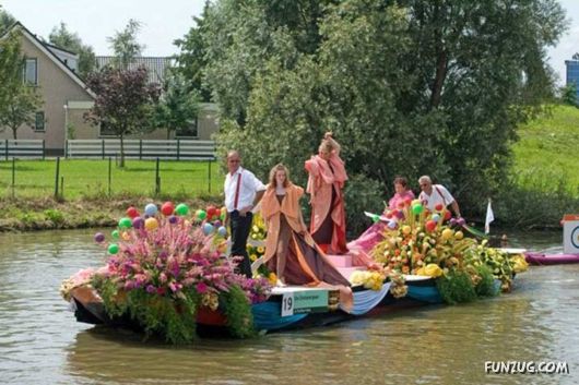 The Beautiful Floating Market Of Holland