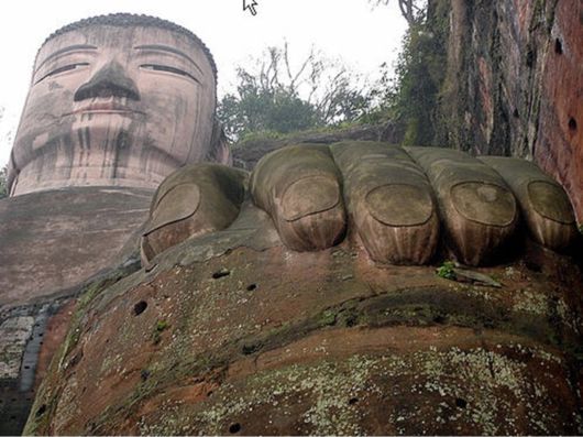 Giant Buddha in Leshan, China