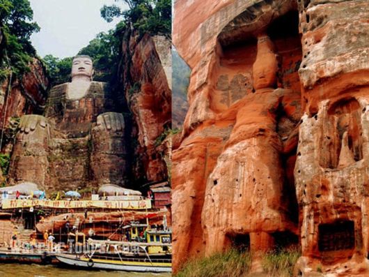 Giant Buddha in Leshan, China