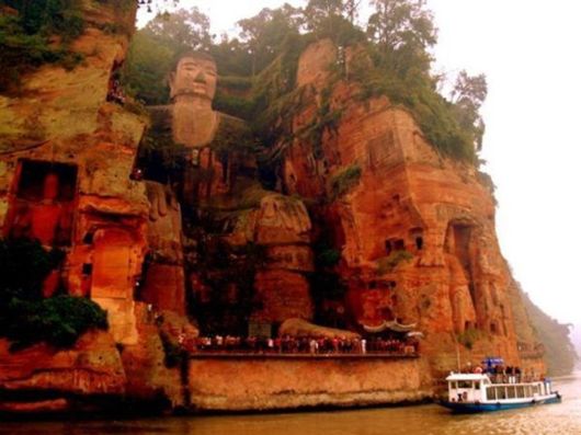 Giant Buddha in Leshan, China