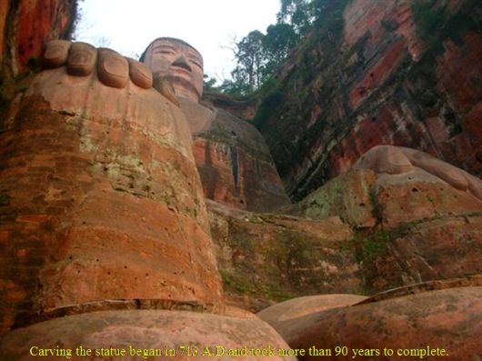 Giant Buddha in Leshan, China