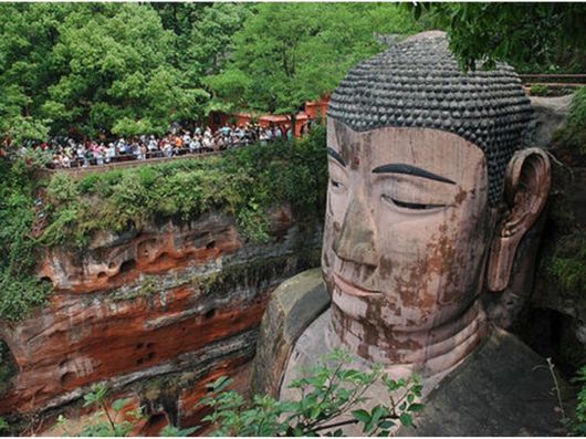 Giant Buddha in Leshan, China