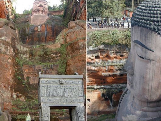 Giant Buddha in Leshan, China