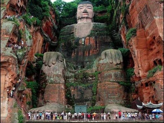 Giant Buddha in Leshan, China