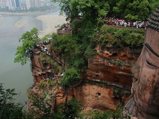 Giant Buddha in Leshan, China